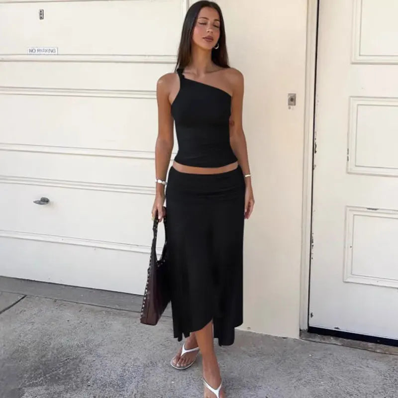 Women's Cropped Skirt | OWNLUXE