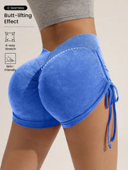 Drawstring Biker Running Sport Shorts | OWNLUXE