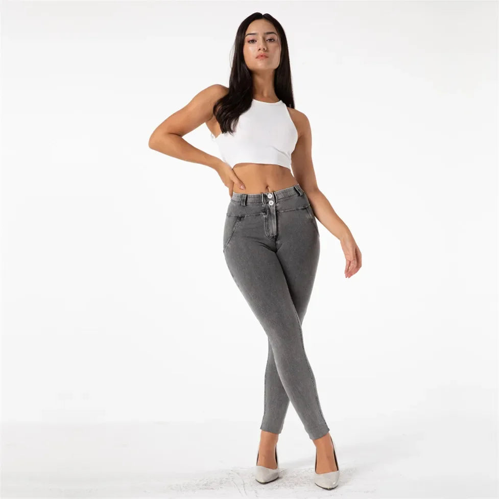 Compression Denim Jeans | OWNLUXE