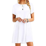 Women's Short Sleeve Floral Mini Dress | OWNLUXE