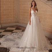 V-Neck A-Line Dress | OWNLUXE