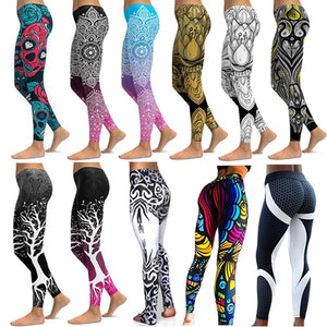 🧘‍♀️ Women's Ankle-Length Yoga Pants with Elastic Waist | Pantalon de yoga femme à taille élastique, longueur cheville