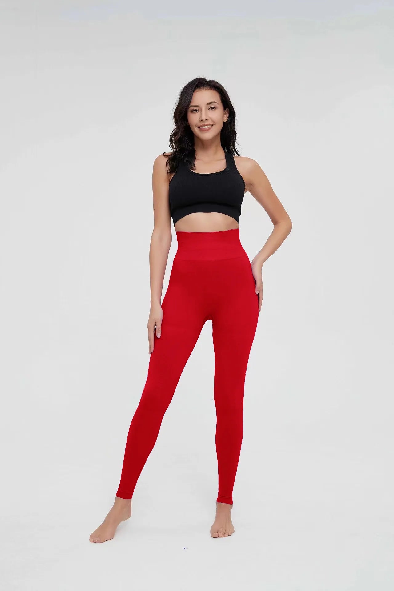 Seamless Knit High-Waist Sport Leggings | OWNLUXE