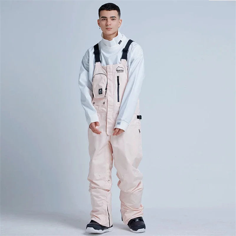 Unisex Waterproof Ski Overalls – Insulated & Thermal Snow Pants
