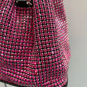 Crystal Bucket Evening Bag (Gold) | OWNLUXE