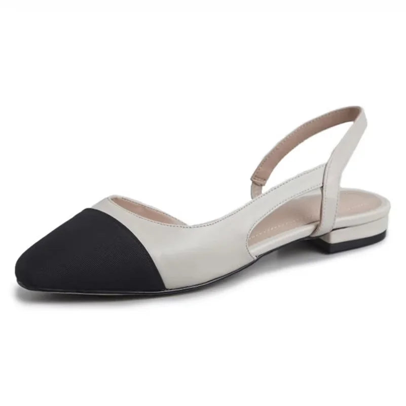 Women's Square Toe Leather Pumps | OWNLUXE