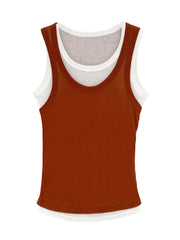 Women's Sleeveless Top (Grey) | OWNLUXE