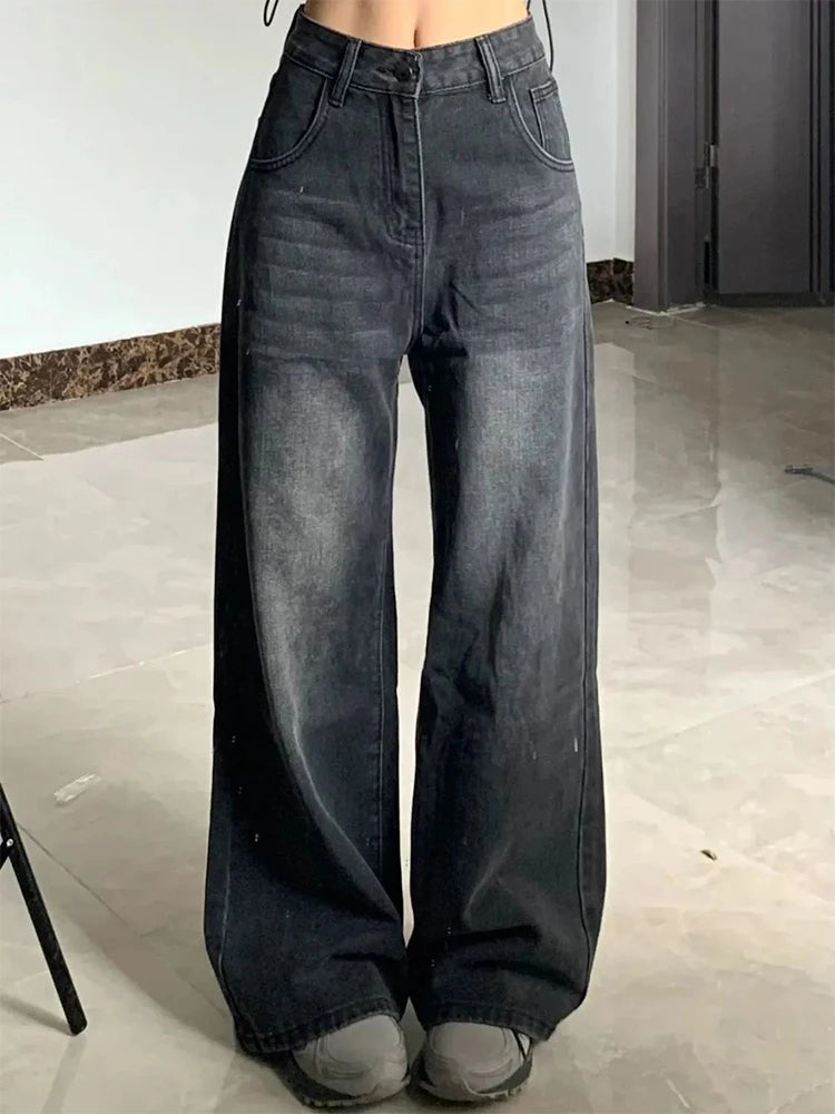 Vintage High-Waist Denim Pants | OWNLUXE