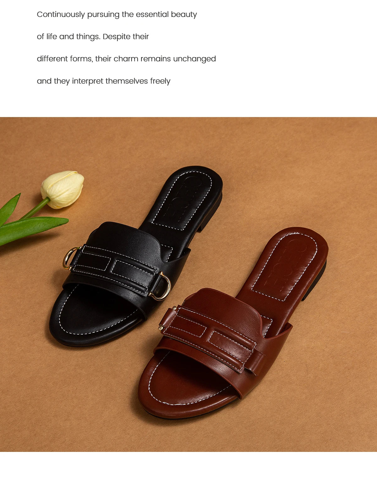 Summer Mule Slippers - Women's Lightweight Microfiber Style