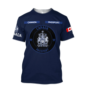 Canada Flag Graphic T-Shirt – 3D Print Oversized Tee | OWNLUXE