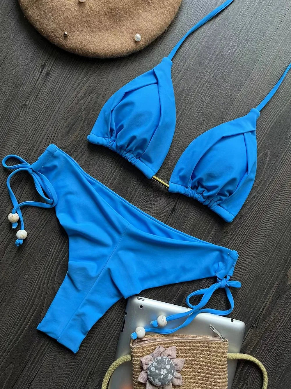 Women's Halter Push Up Bikini | OWNLUXE