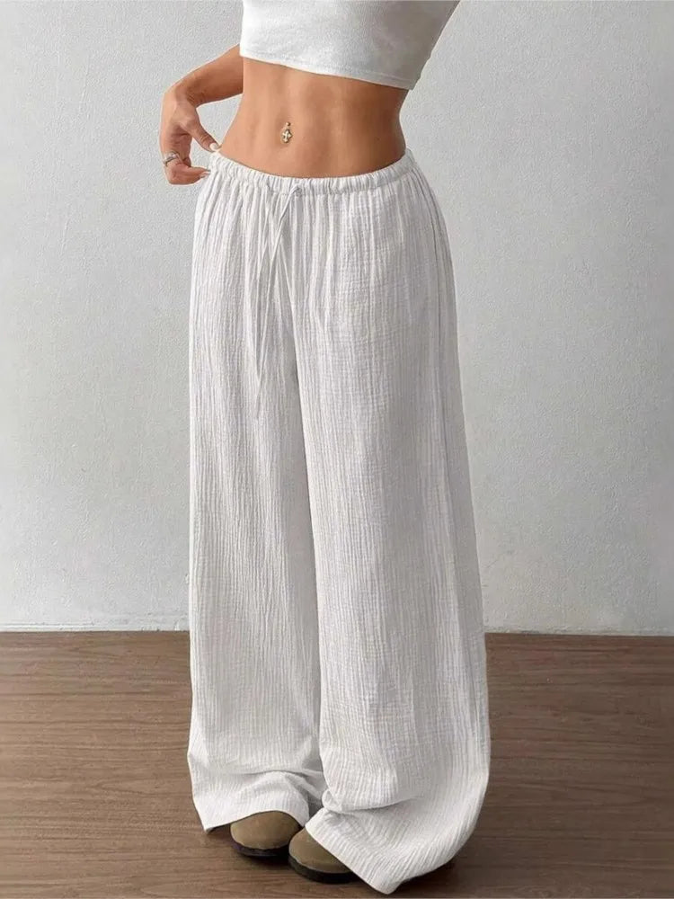 High-Waist Wide-Leg Pants | OWNLUXE