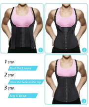 Zip-Up Tummy-Control Sleeveless Tank Top | OWNLUXE