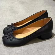 Women's Leather Pumps (Wine Red Bow) – Shop at OWNLUXE