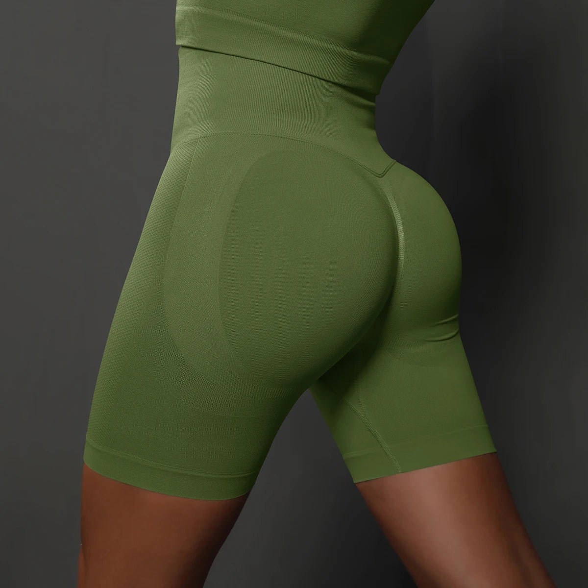 Seamless Yoga Push-Up High-Waist Shorts | OWNLUXE