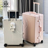 Carry On Luggage With Cup Phone Holder Hard Shell | OWNLUXE