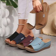 Women’s Wedge Slippers – Open-Toe Summer Sandals