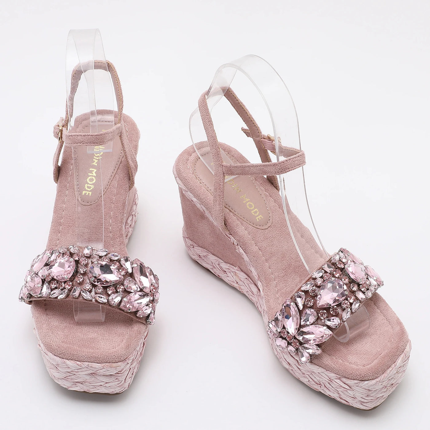 Women's Velvet Wedge Sandals – Shop at OWNLUXE