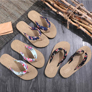 Women’s Floral Beach Flip Flops Anti-Slip Sandals