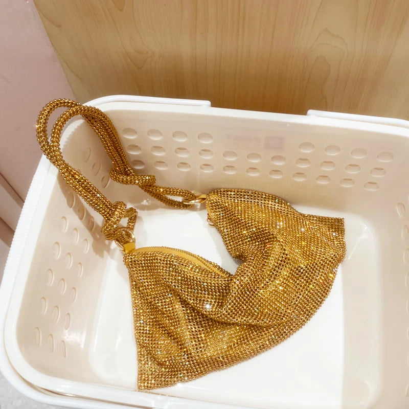 Crystal Hobo Evening Bag | OWNLUXE