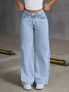 Women's Wide Leg Denim Pants American | OWNLUXE