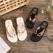 Women’s Wedge Cork Slide Slippers – Lightweight Summer Lift