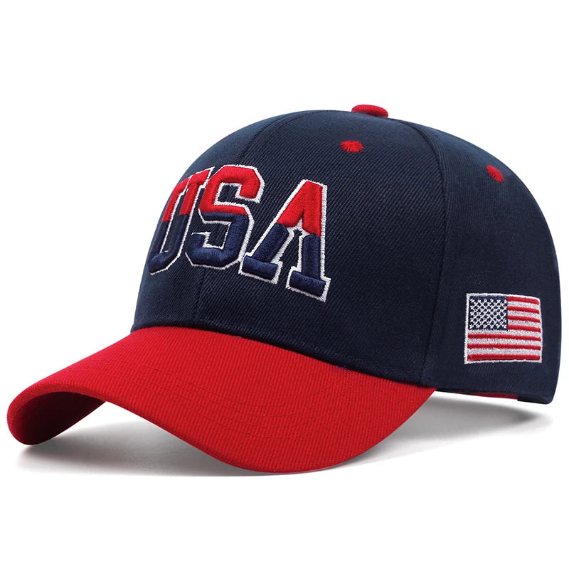 USA Side American Flag Baseball Cap — Hip Hop Streetwear Hat | OWNLUXE