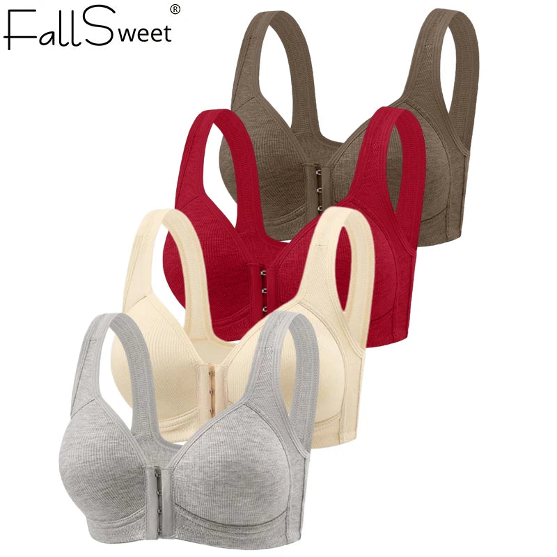 Front-Closure Seamless Wire-Free Push-Up Bralette | OWNLUXE