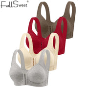 Front-Closure Seamless Wire-Free Push-Up Bralette | OWNLUXE