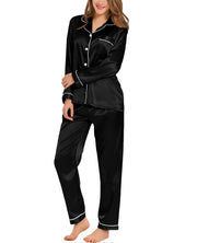 Two-Piece Satin Pajama Set (Style 4) – Shop at OWNLUXE