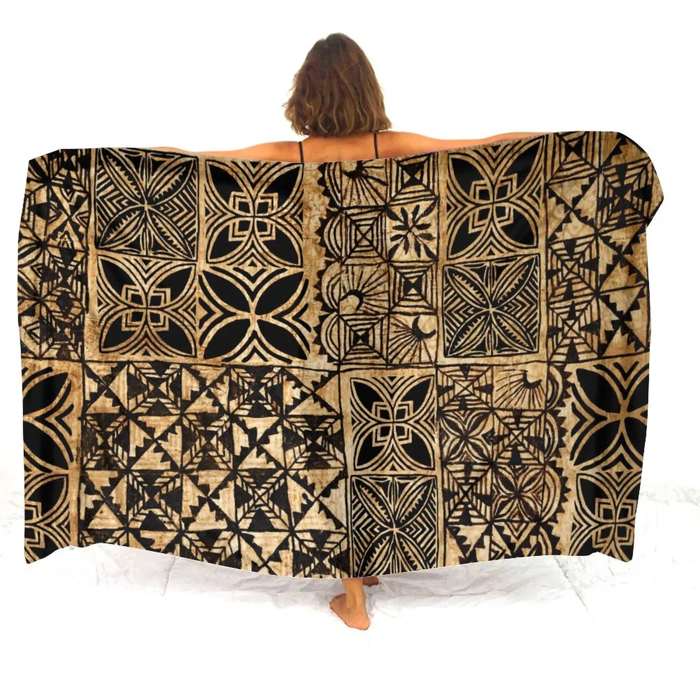 Floral Polynesian Swim Cover-Up | OWNLUXE