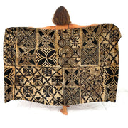 Floral Polynesian Swim Cover-Up | OWNLUXE