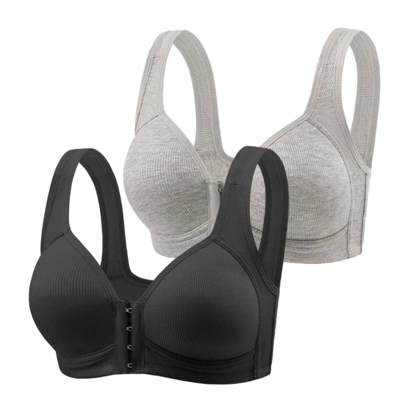 Front-Closure Seamless Wire-Free Push-Up Bralette | OWNLUXE