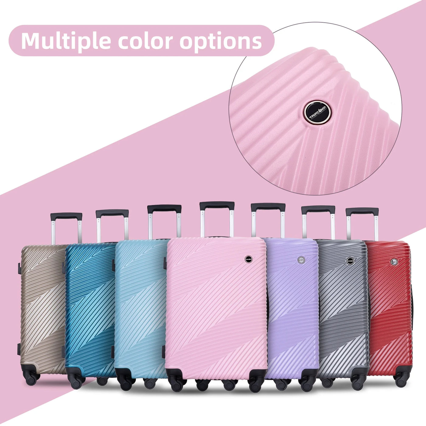 28" ABS Spinner Luggage – Durable Hard Shell