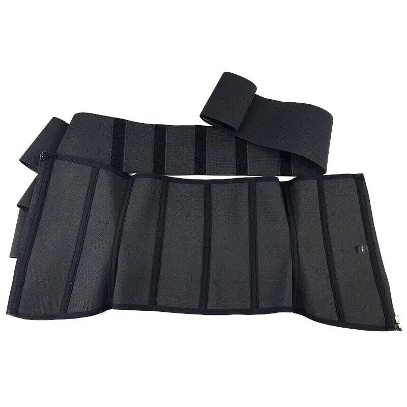 Steel-Bone Adjustable Tummy-Control Wrap Waist Trainer | OWNLUXE