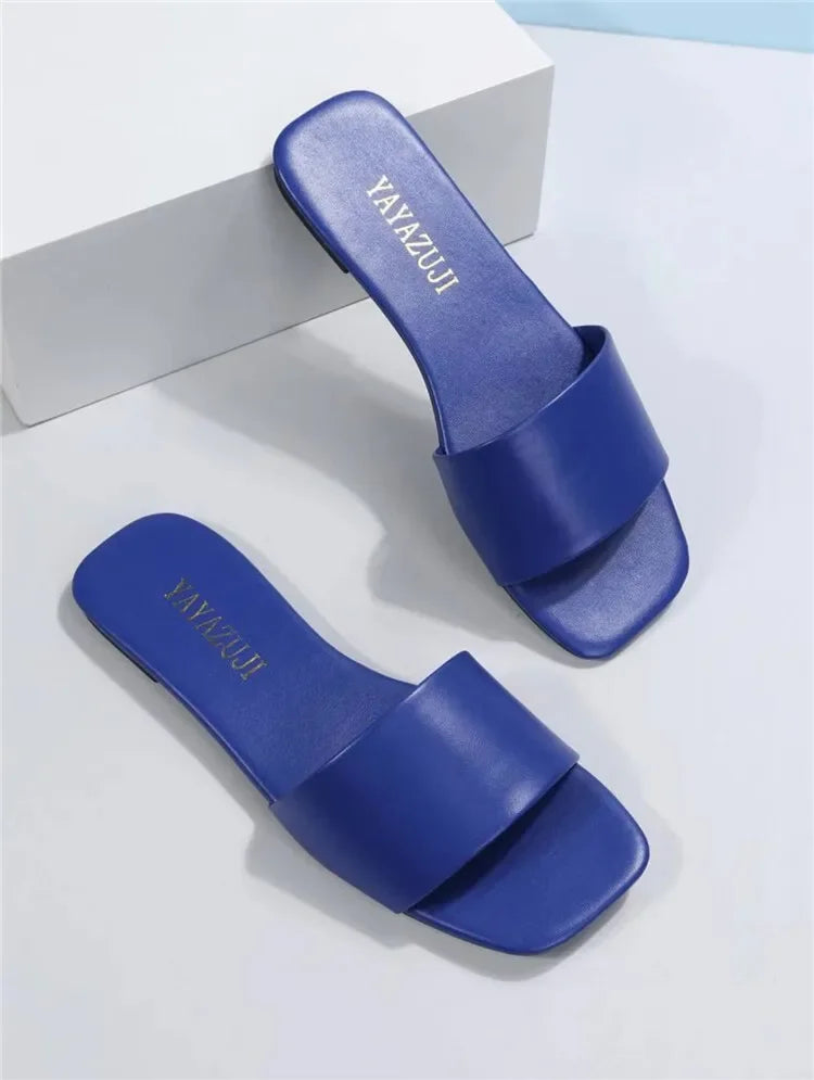 Women’s Platform Slide Slippers – Cushioned Outdoor Comfort