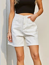 High-Waist Wide-Leg Oversized Denim Shorts | OWNLUXE