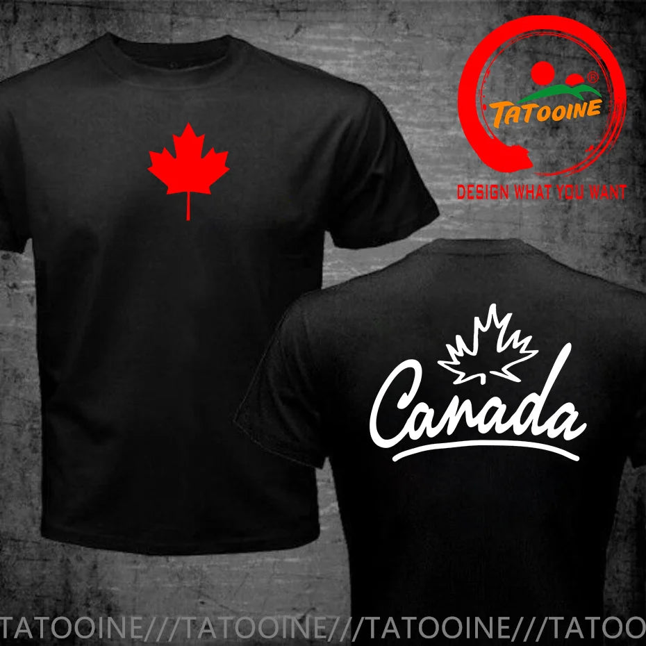 Canada Day Graphic T-Shirt | Maple Leaf & Flag Tee | OWNLUXE