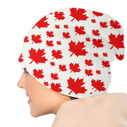 Canadian Flag Beanie – Unisex Winter Knitted Hat Canadian Patriotic | OWNLUXE