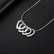 Personalized Heart Name Necklace – Family Keepsake | OWNLUXE