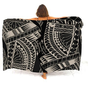 Hibiscus-Print Polynesian Sarong | OWNLUXE
