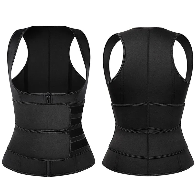 Neoprene Sauna Waist Trainer Vest Body Shaper for Women