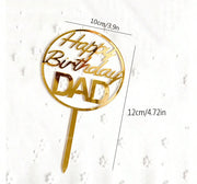 Father’s Day Acrylic Sign – Modern Clear Tabletop Décor