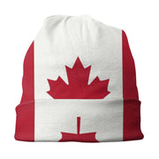 Canadian Flag Beanie – Unisex Winter Knitted Hat Canadian Patriotic | OWNLUXE