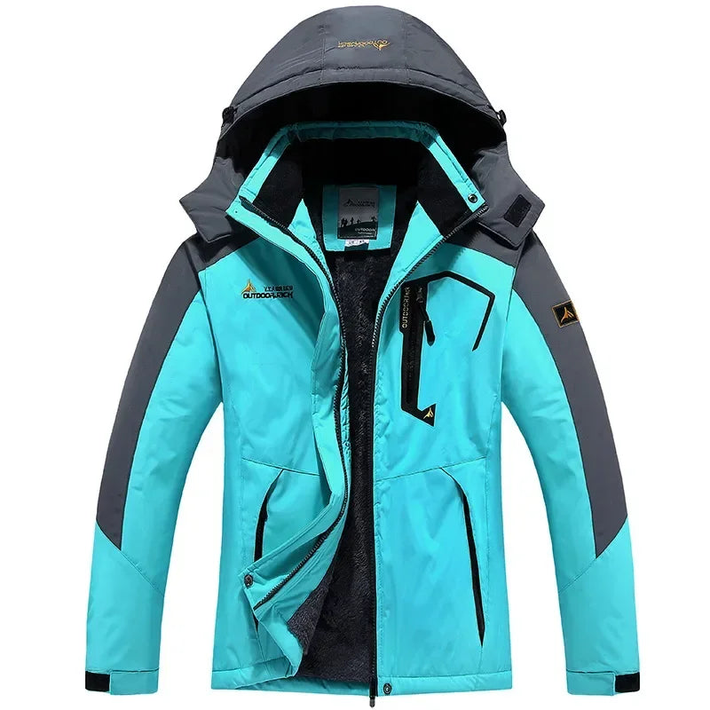 Women’s Waterproof Ski Jacket – Warm Hooded Snow Shell