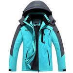 Load image into Gallery viewer, Women’s Waterproof Ski Jacket – Warm Hooded Snow Shell

