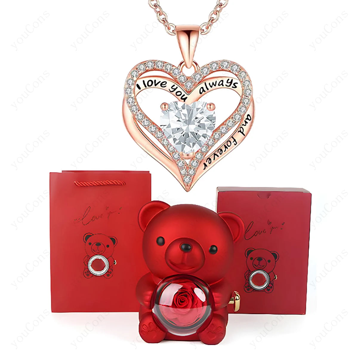 Red Heart Necklace Pendant | OWNLUXE