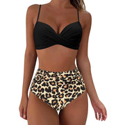 High-Waist Bikini Set – Two-Piece Stretch Swimwear