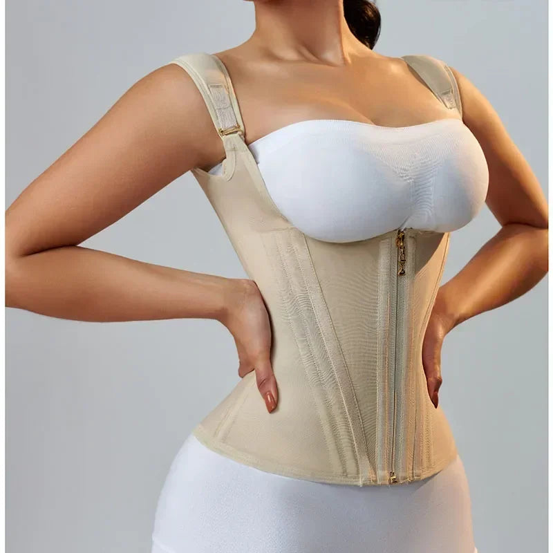 Colombian Waist Trainer Vest Body Shaper – Double Control