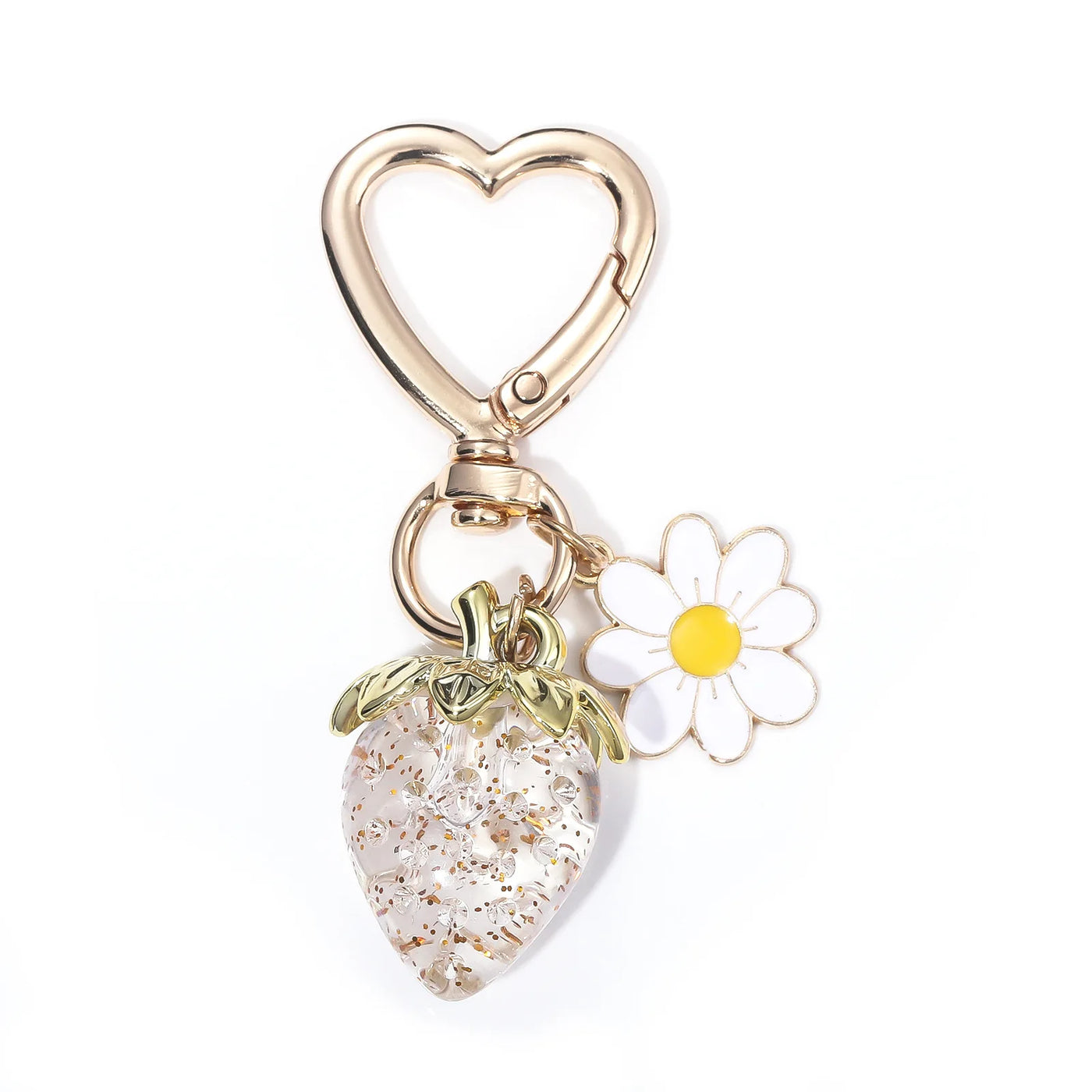 Timeless Heart Keychain for Mom in Stainless Steel